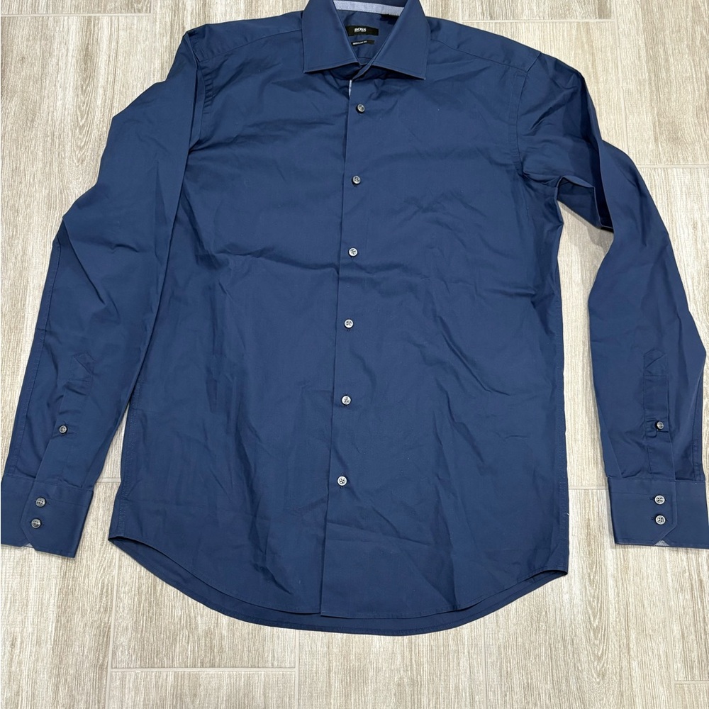 Hugo Boss Deep Blue Dress Shirt